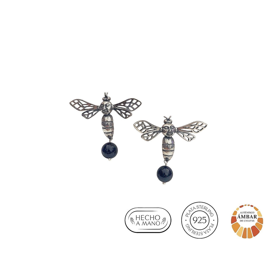 Aretes Abeja Rostro