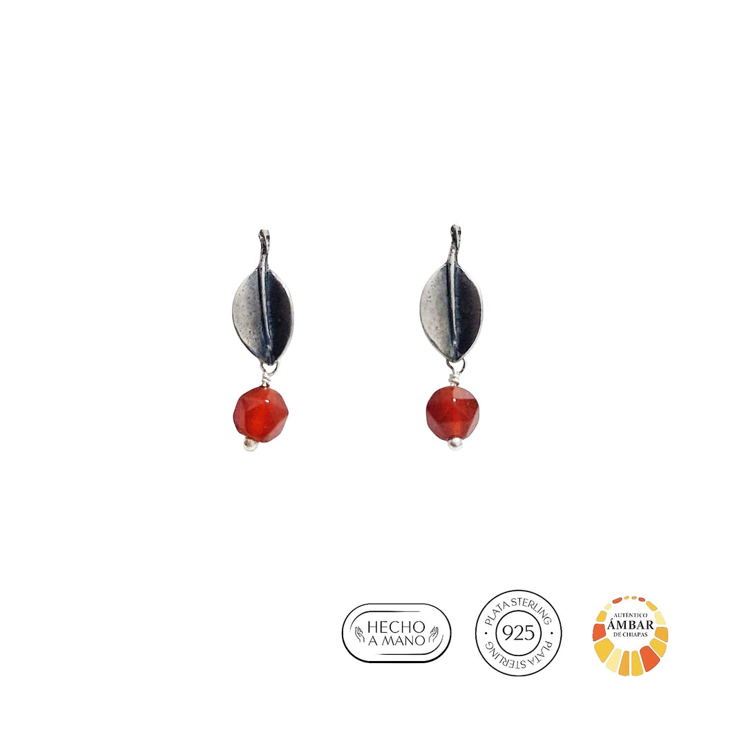 Aretes Hojita Manglar