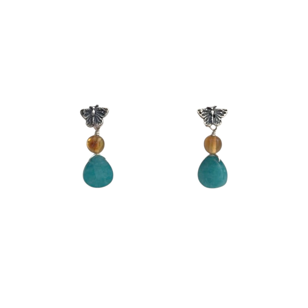 Mini Monarch Butterfly Earrings
