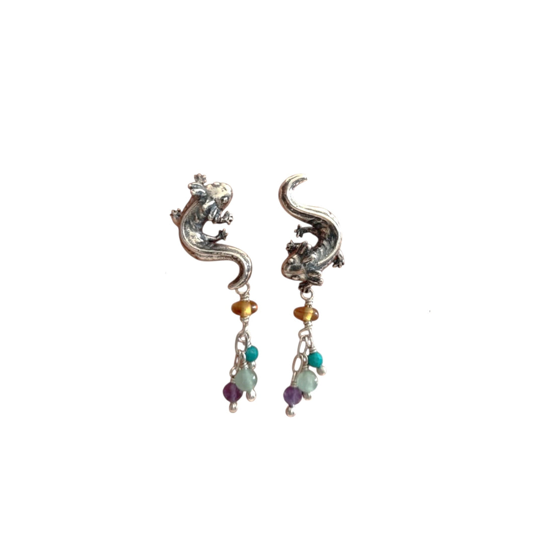 Small Axolotl Earrings