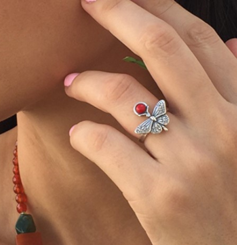 Monarch Butterfly Ring