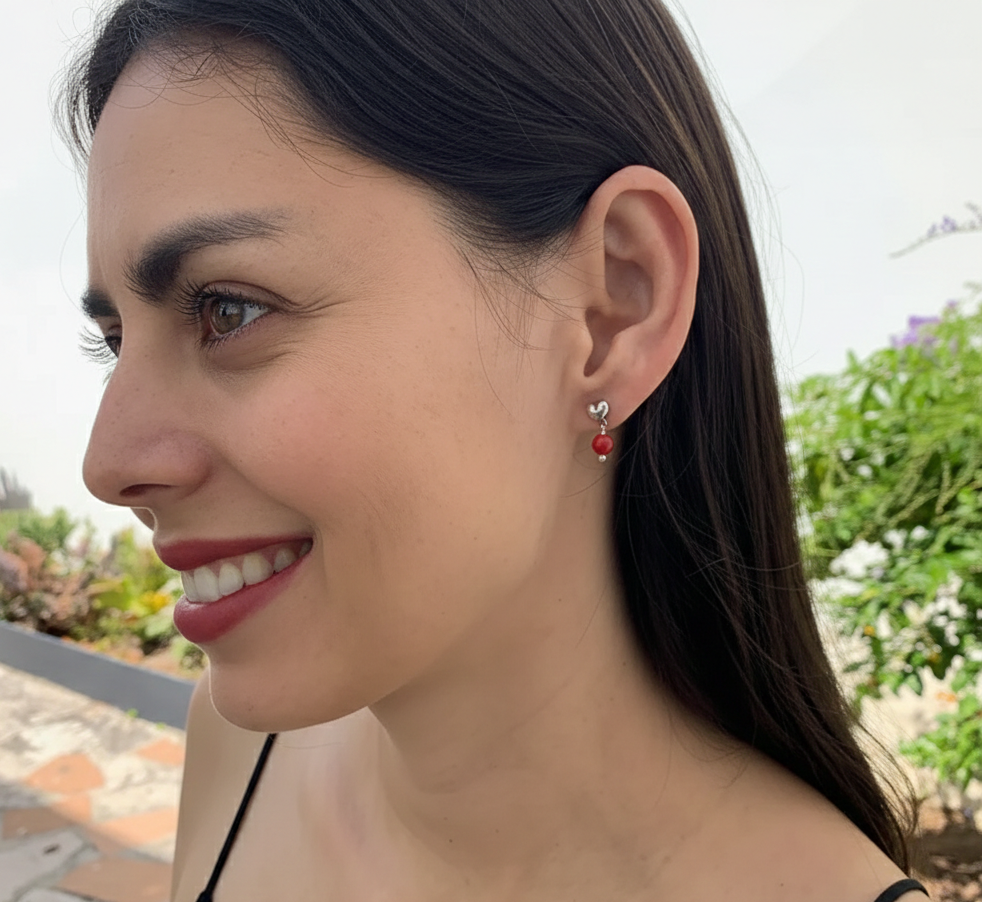 Aretes corazón mini