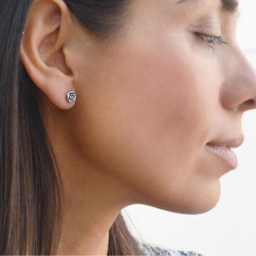 Aretes rosita círculo