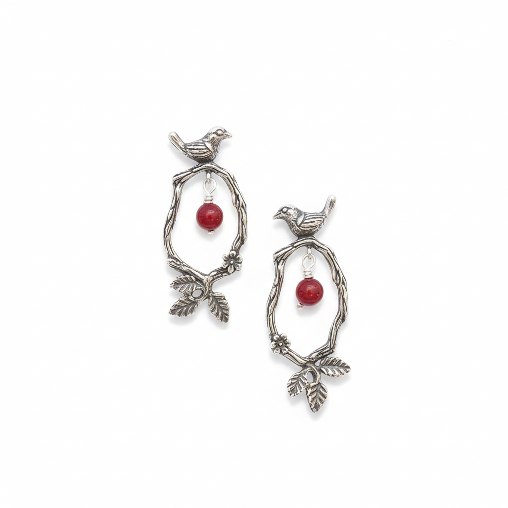 Aretes Ramita Cerrada con Conguita