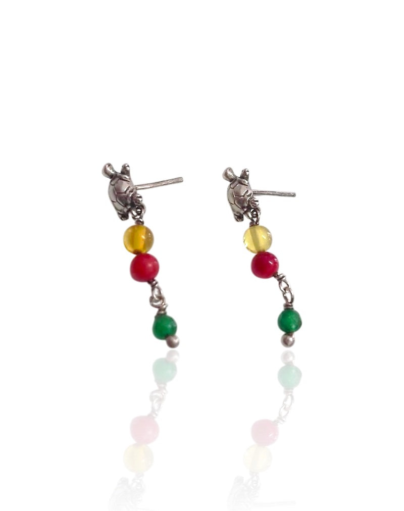 Turtle Necklace and Earrings Set