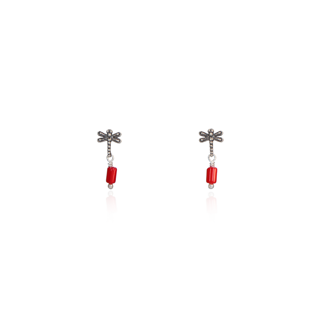 Aretes Libélula al vuelo
