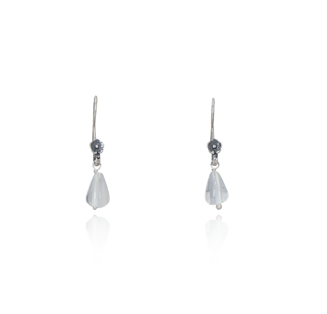 Mini mauve earrings