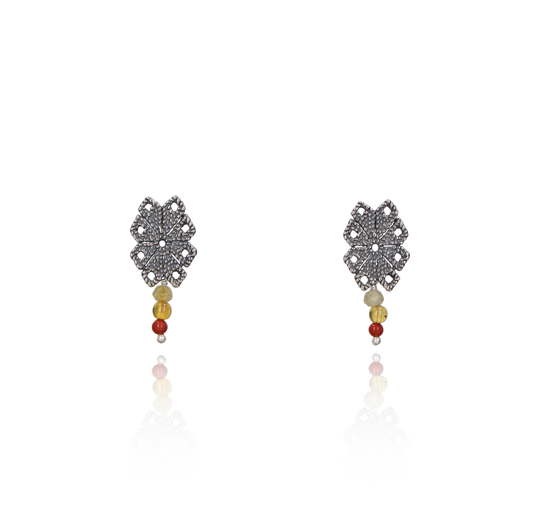 Amuzgos flower earrings ch.