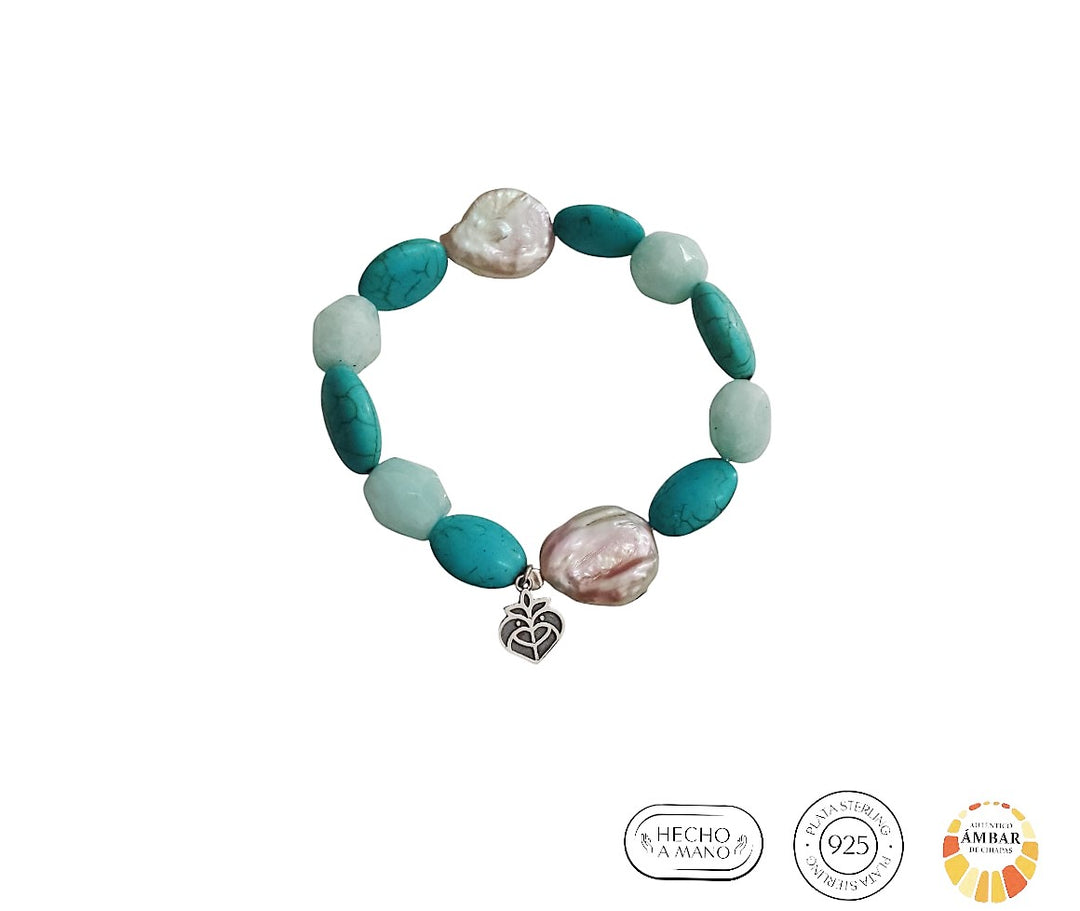 Pulsera de Varias Piedras en elastico