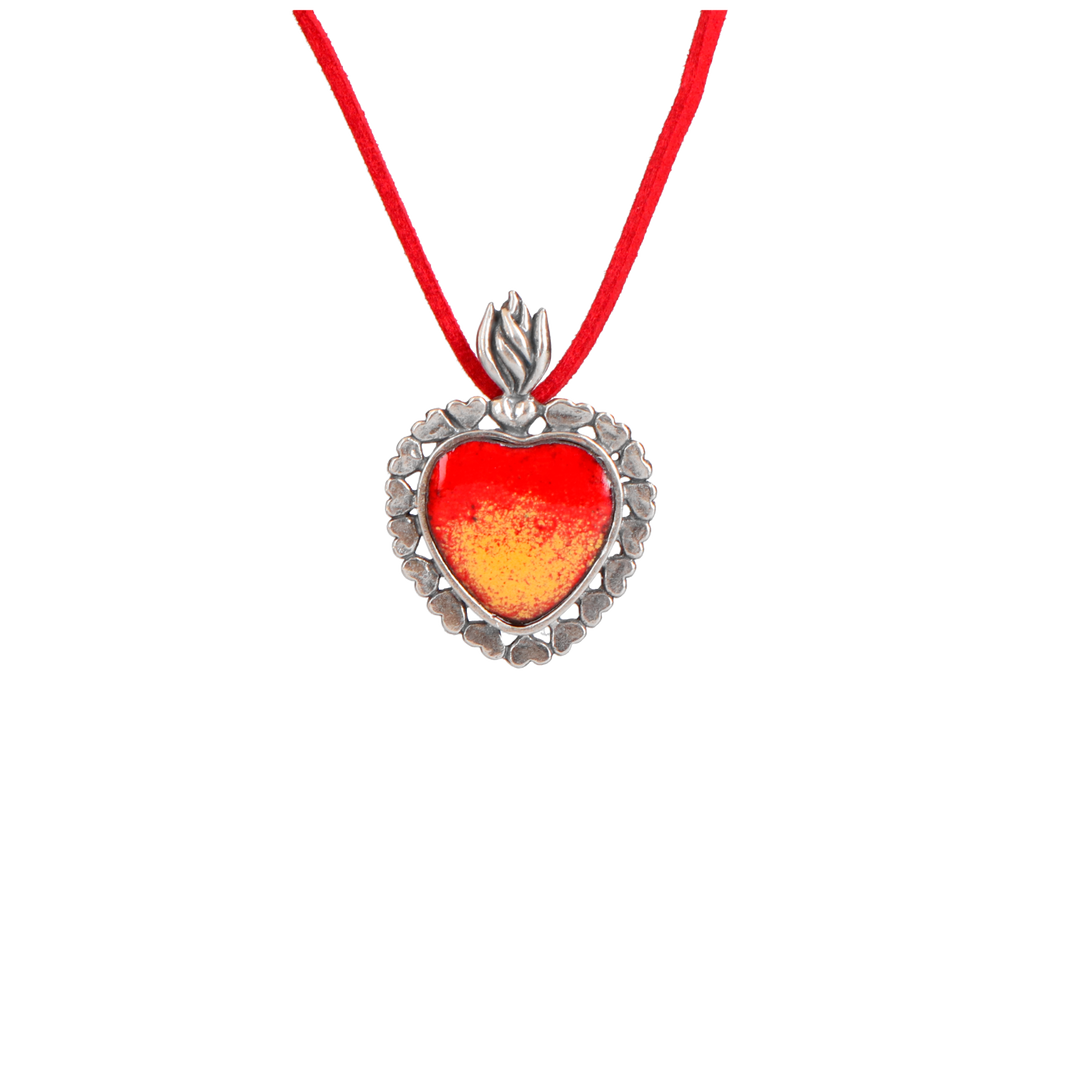 Dije Corazón de Llama