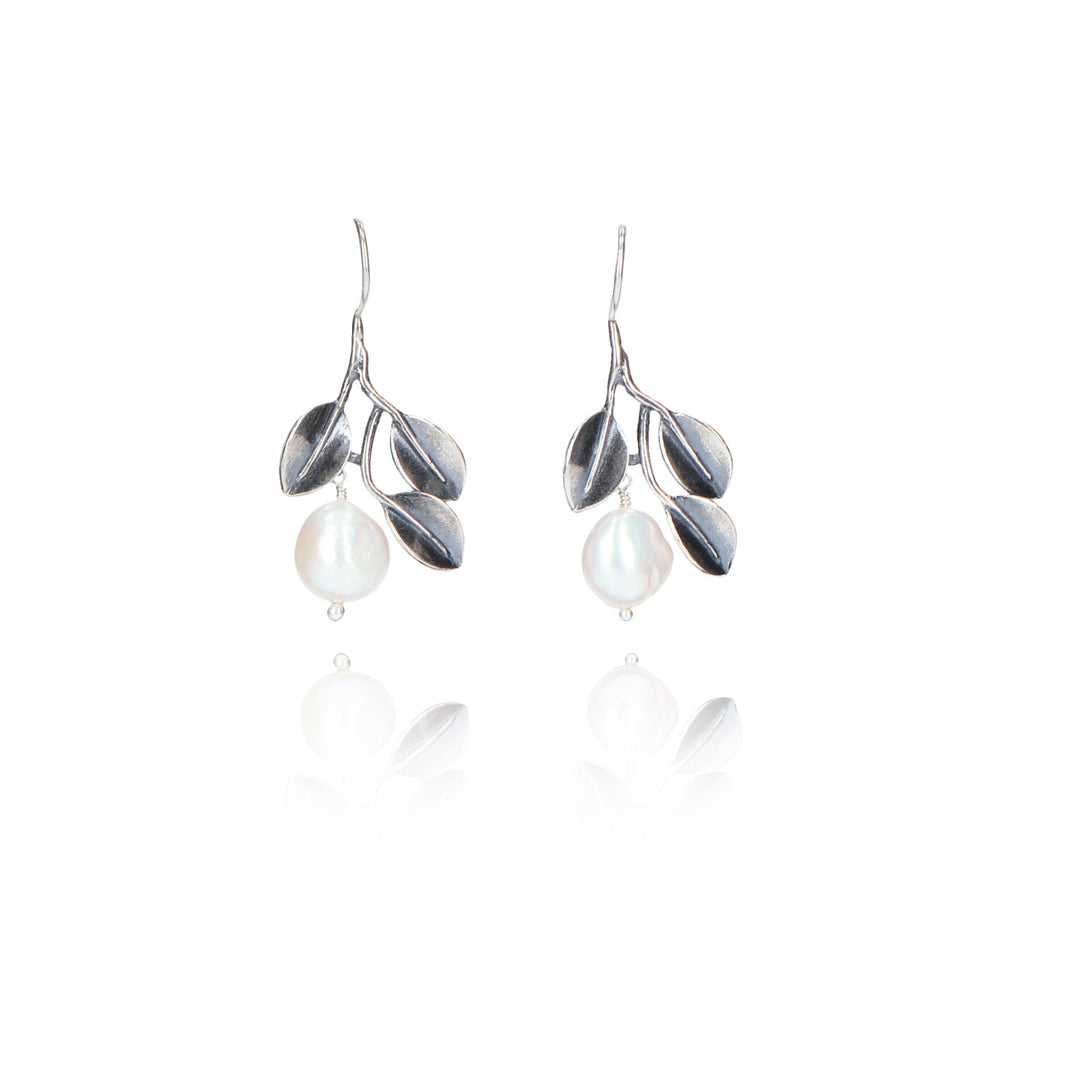 Aretes 3 Hojas de Manglar (872679178283)
