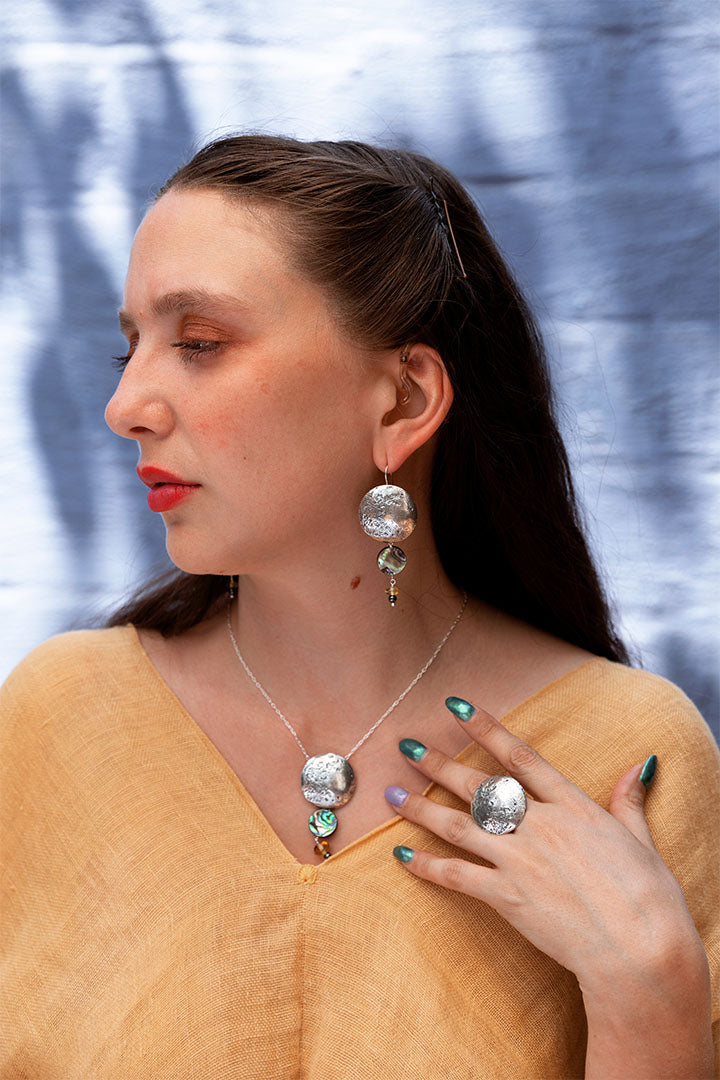 Aretes Luna Llena