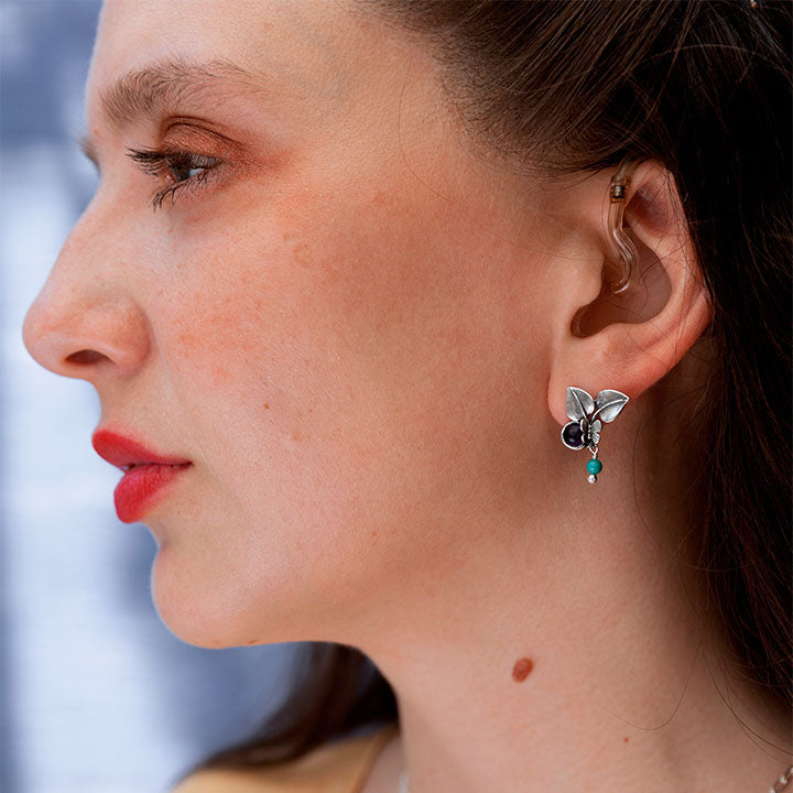 Aretes Hojas de Musica