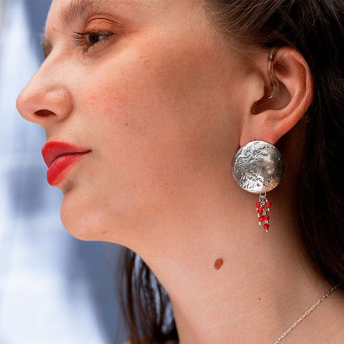 Aretes Luna Llena Fertilidad