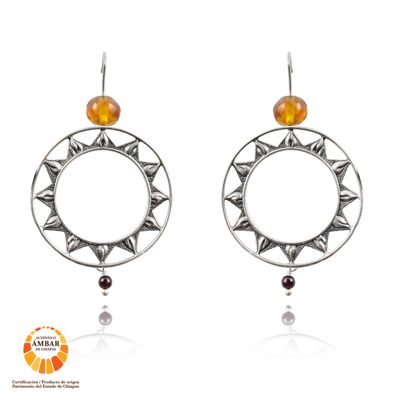 Aretes Contorno Sol (1716921597995)