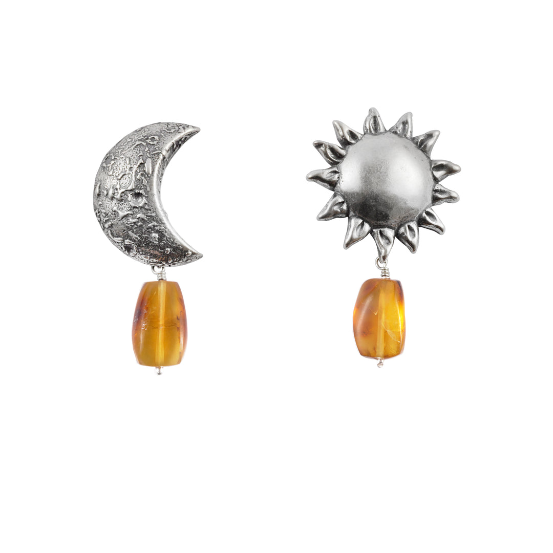 Aretes Luna y Sol