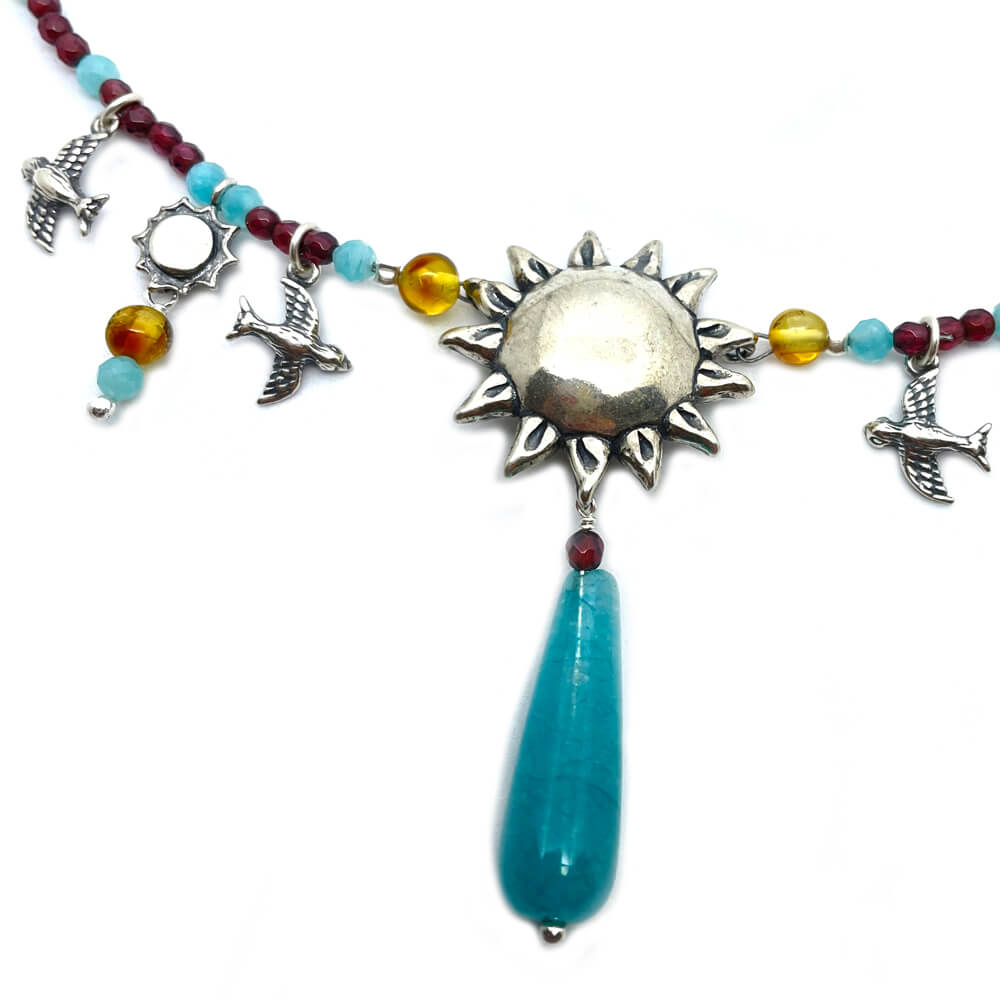 Collar Sol y Aves