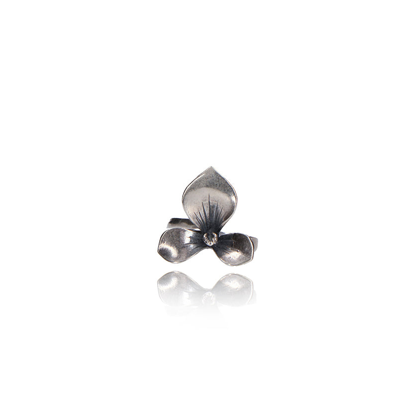 Indigo Flower Ring