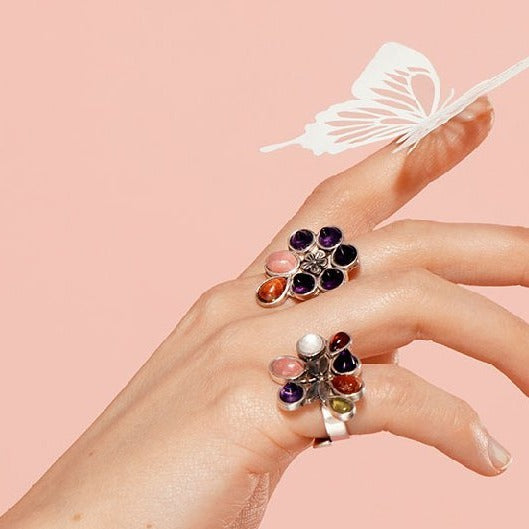 Anillo libélula con Biseles Varios