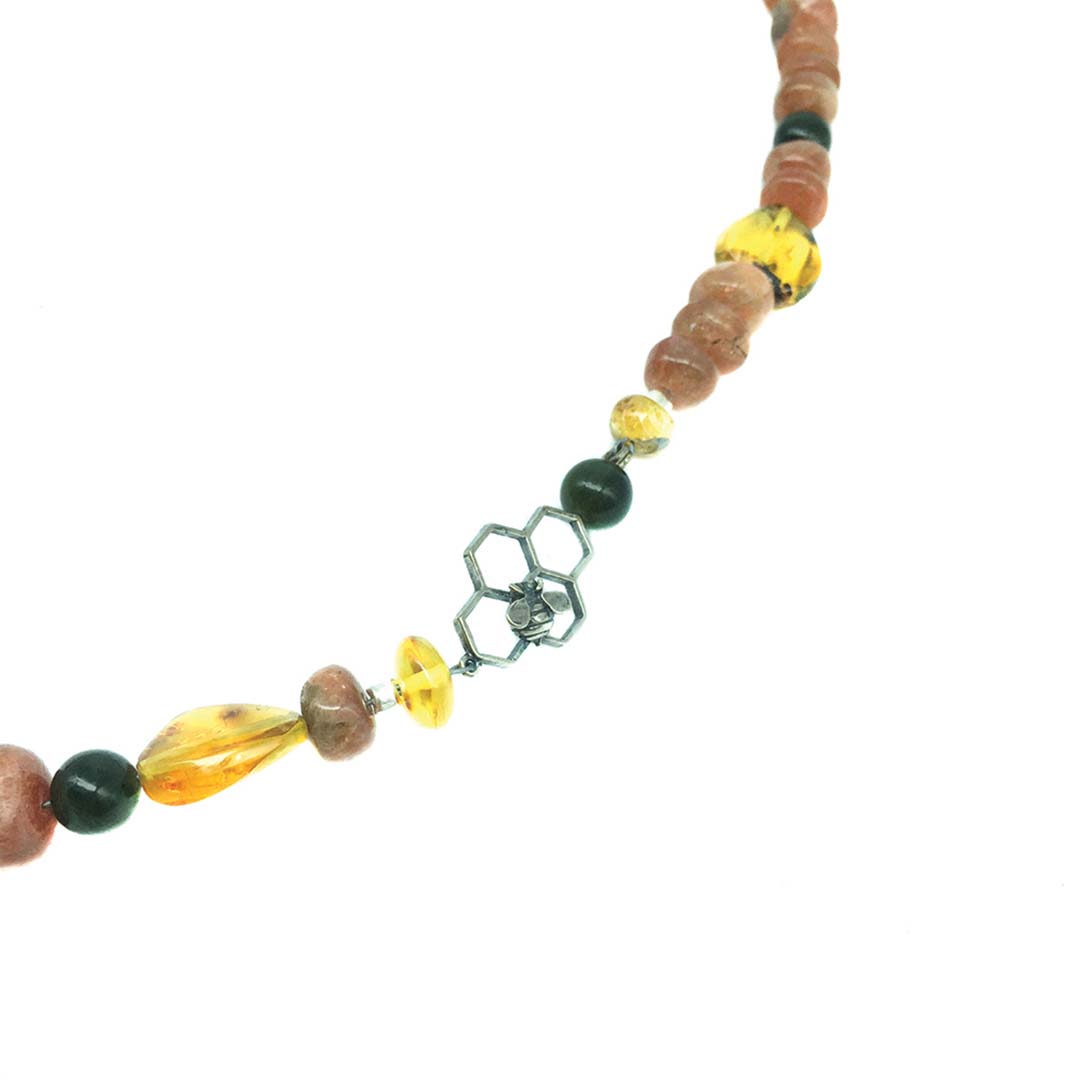 Collar Largo Abeja Colmenas