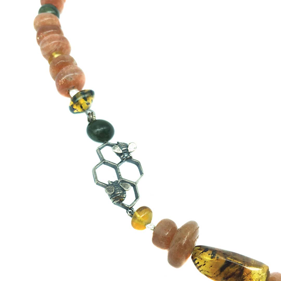 Collar Largo Abeja Colmenas