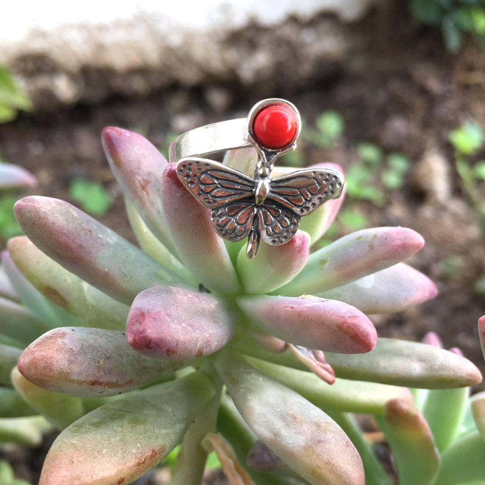 Anillo Mariposa Monarca