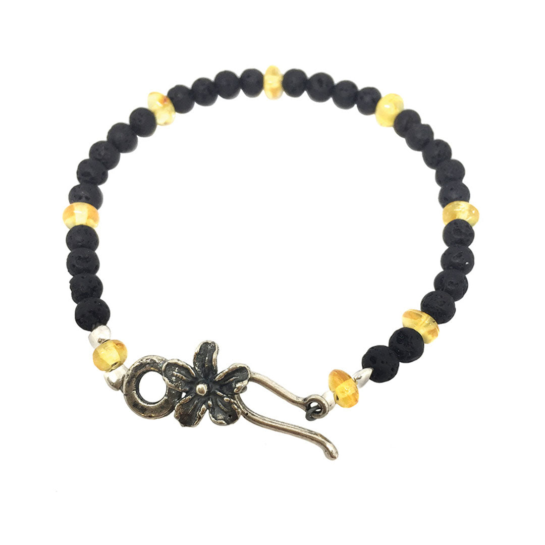 Pulsera Flor con Círculo