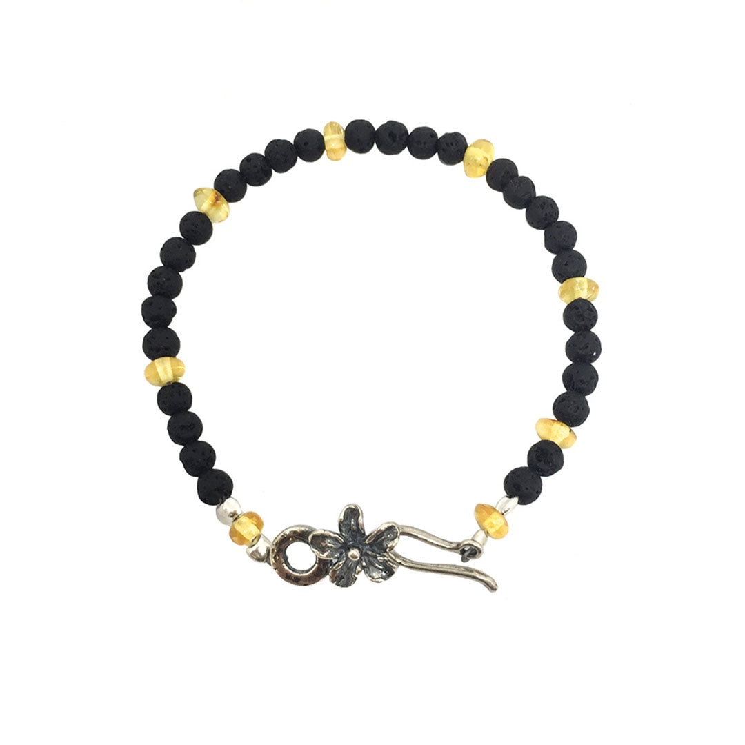 Pulsera Flor con Círculo