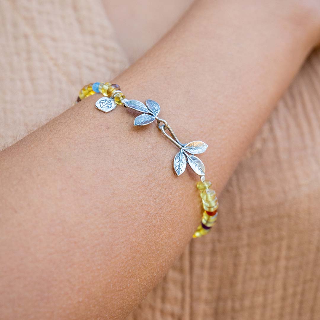 Pulsera Hojas de Añil