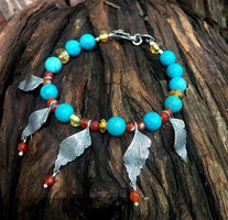 5-leaf fern bracelet