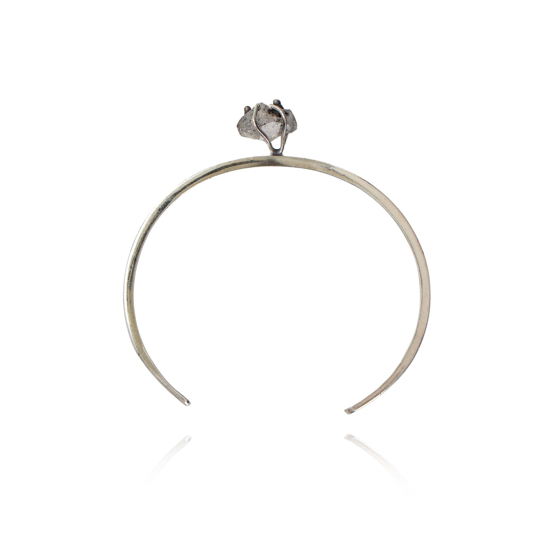 Herkimer Diamond Rigid Bracelet